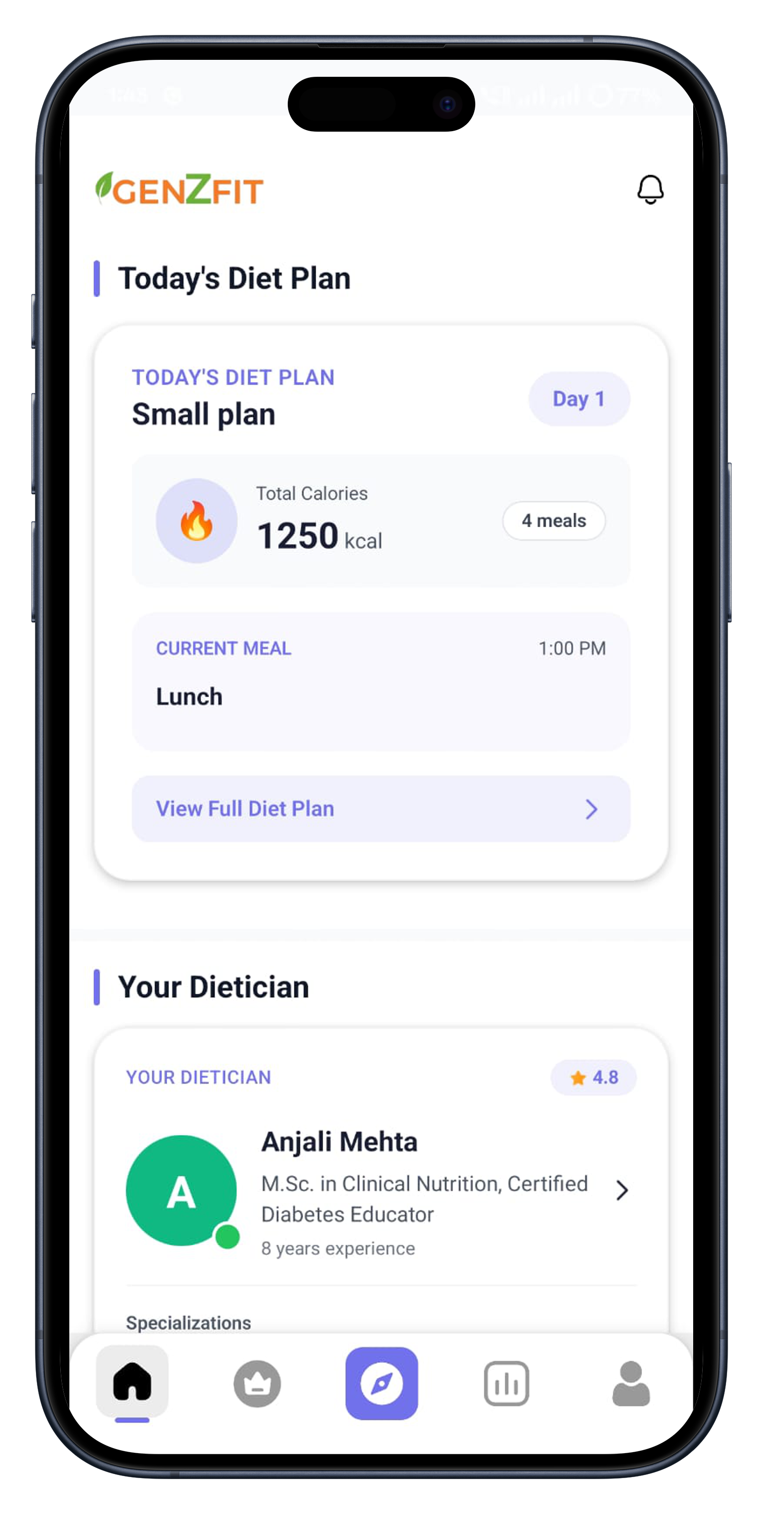 GenZFit Mobile App